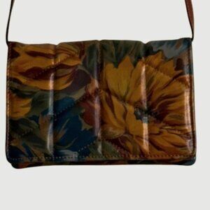 Patricia Nash‎ Penley Quilted Leather Crossbody Bag-Marigold Harvest